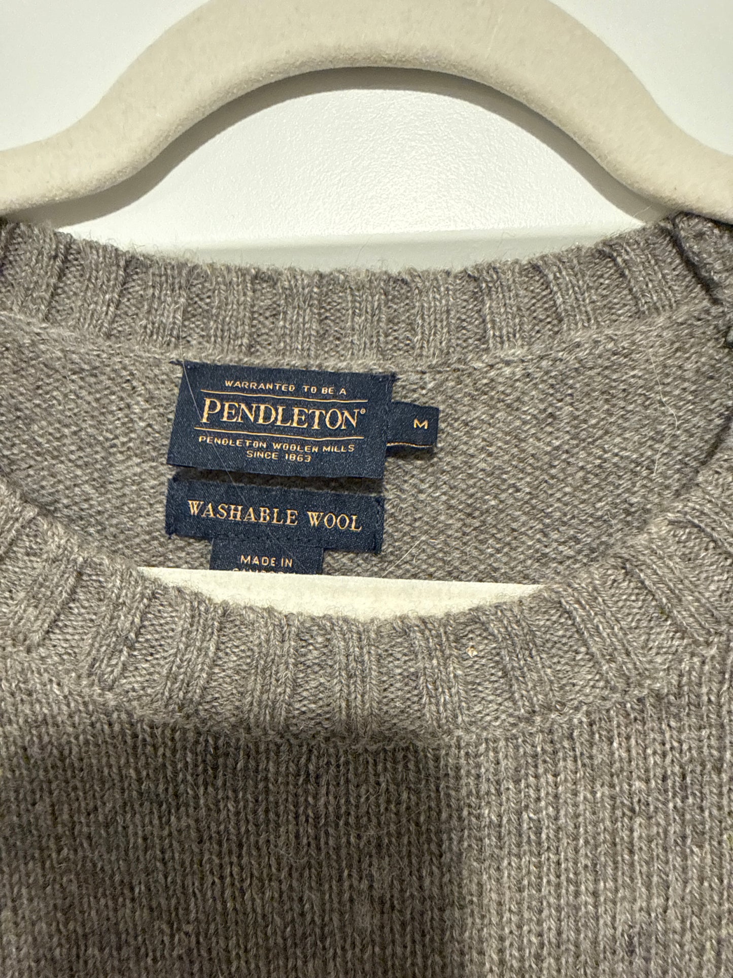 Pendleton Washable Wool Sweater